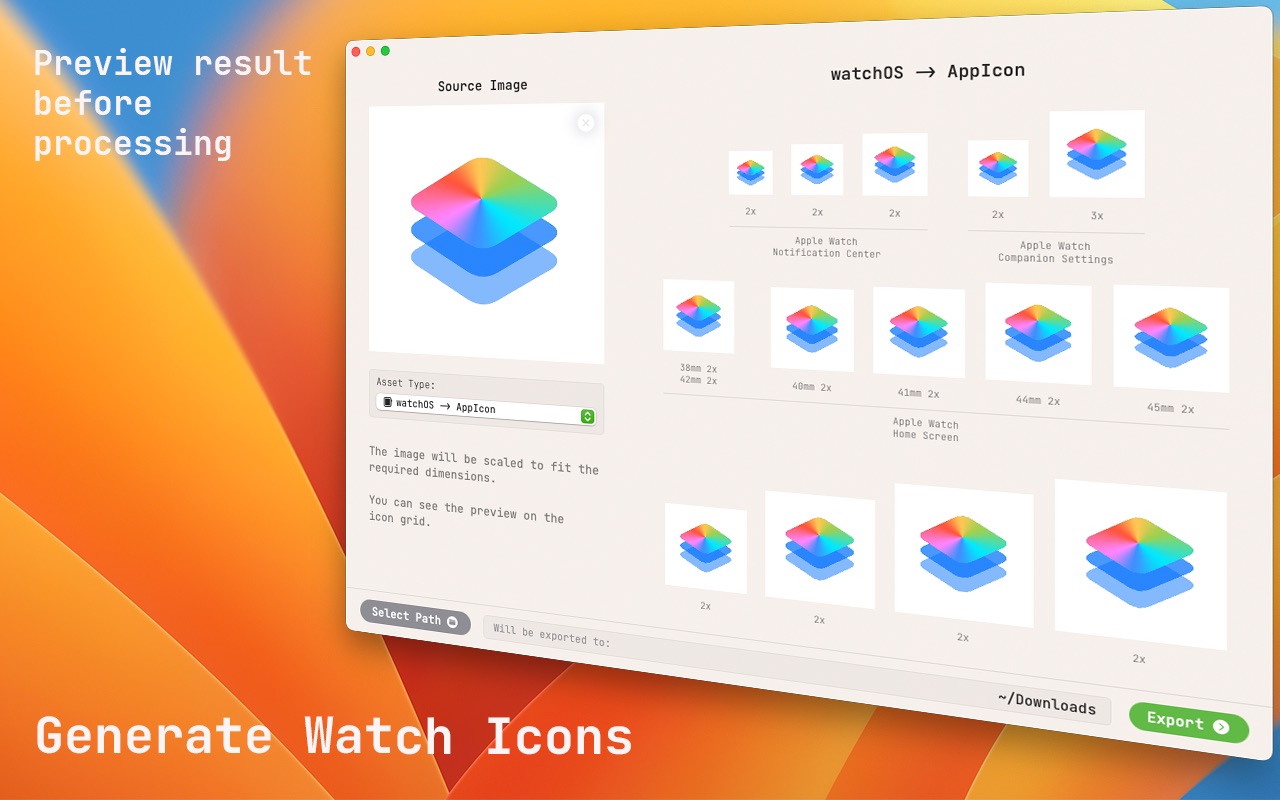 watchOS icons