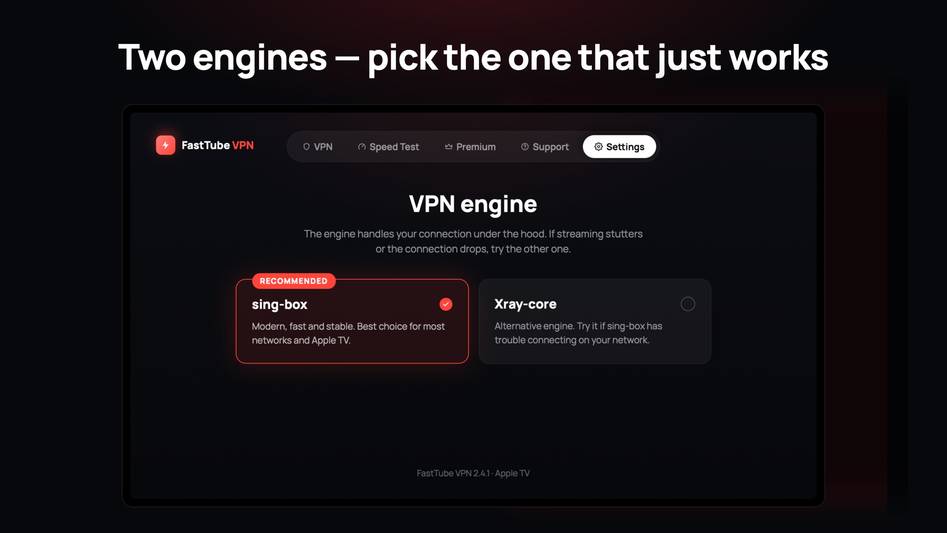 Two VPN engines