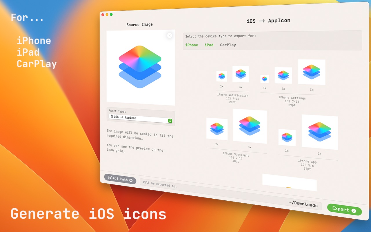 iOS icons